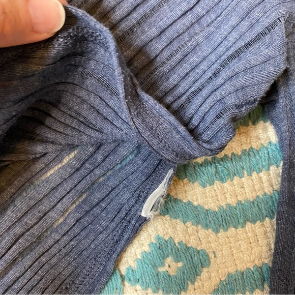 Free People Astoria Hacci tunic top blue - Picture 7 of 12